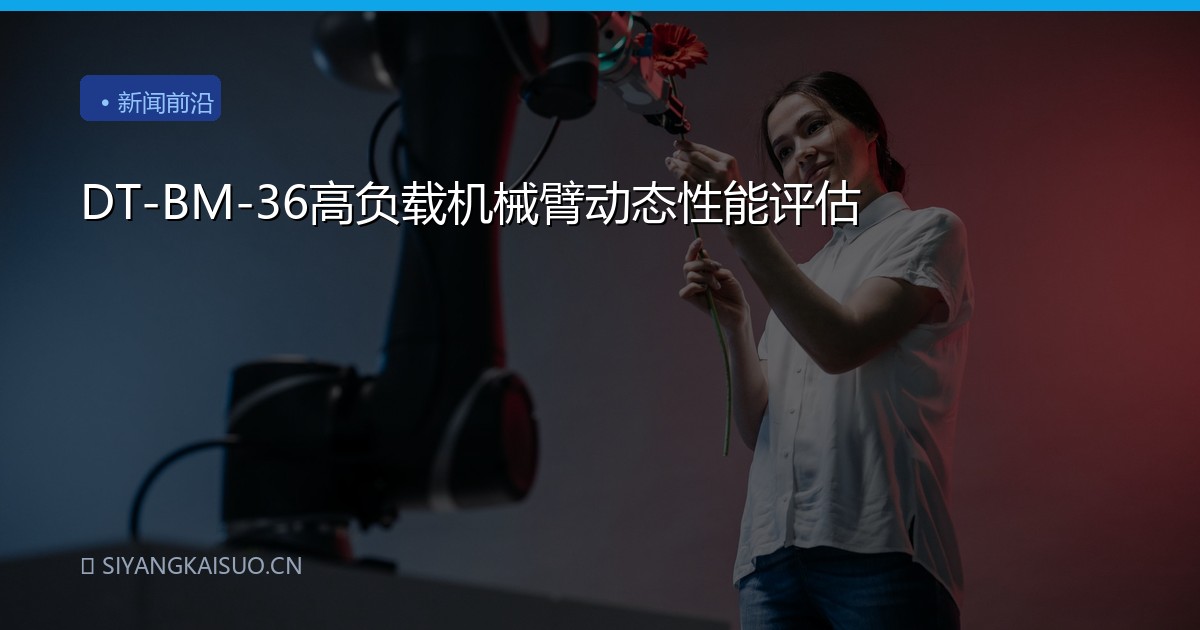 DT-BM-36高负载机械臂动态性能评估